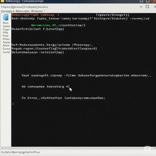 Ferramenta Robocopy (Robust File Copy)